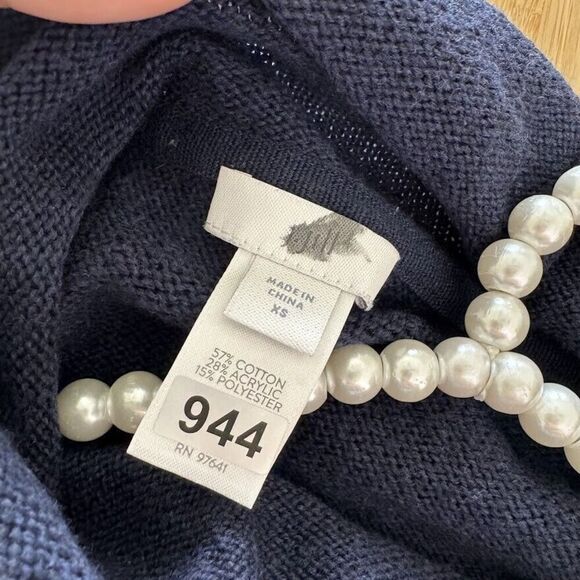 J. Jill Sweater XS Southwestern Aztec Pullover Knit Poncho Long Sleeve Relax - Picture 4 of 13